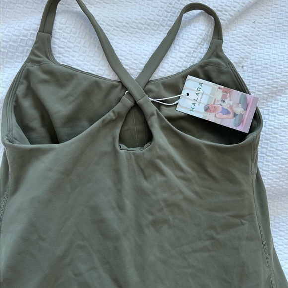 Halara Everyday Cloudful Fabric Backless 2-in-1 Flare Workout Dress-Wannabe - Picture 14 of 16